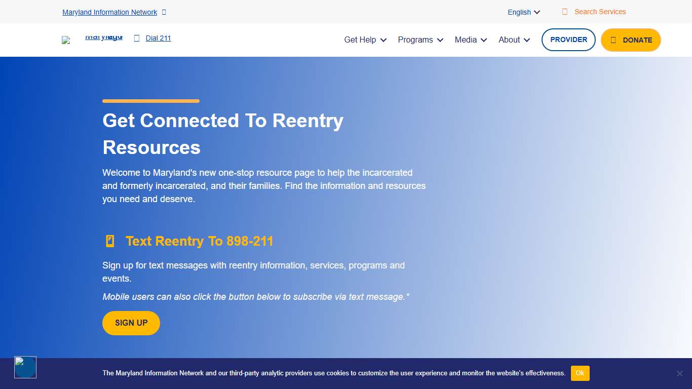 Maryland Reentry Resources | 211 Maryland